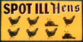 Spotted Hens Six 1990s Vintage Retro Advert