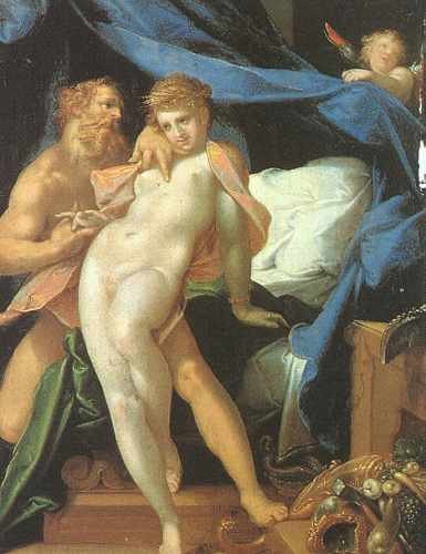 Spranger Bartholomaeus Vulcan And Maia A4 Photo Print