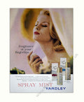 Spray Mist Yardley Vintage Retro Advert Poster A4 Photo Print 2