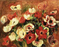 Spray Of Anemones A4 Photo Print