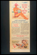 Spray Tan Bombe 2 1950s Vintage Retro Advert Poster