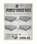 Spring Air Sale Vintage Retro Advert Poster A4 Photo Print