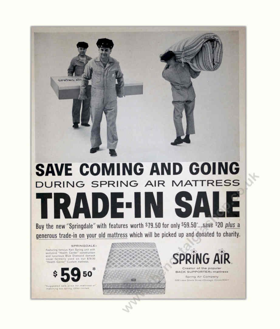 Spring Air Trade Vintage Retro Advert Poster A4 Photo Print