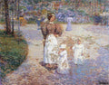 Spring In Central Park Hassam Impressionism American A4 Photo Print