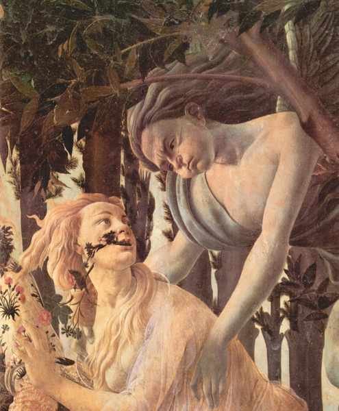 Spring Primavera detail 4 Botticelli A4 Photo Print