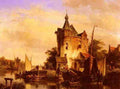 Springer Cornelis Along The Canal A4 Photo Print
