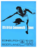 Sprinter Commonwealth Games Vintage Retro Advert Poster A4 Photo Print