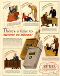 Spud Imperial Scenes 1940s Vintage Retro Advert Poster