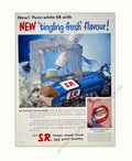 Sr Toothpaste Gillette Vintage Retro Advert Poster A4 Photo Print