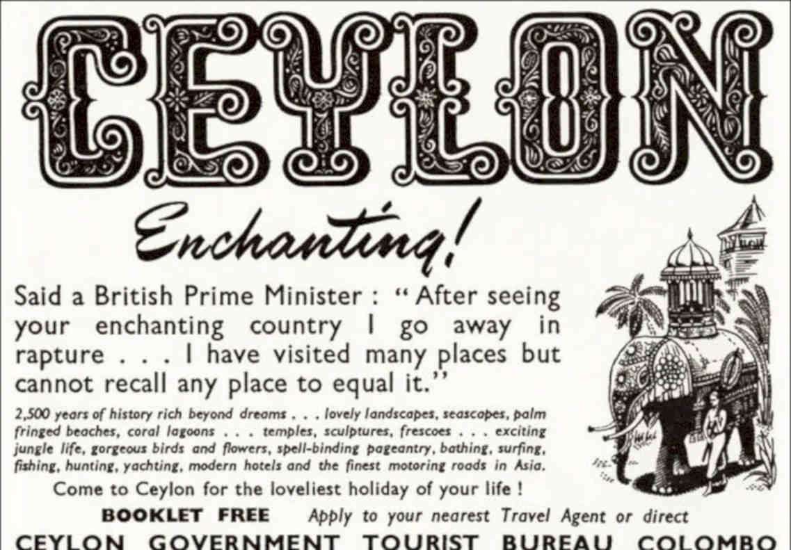Sri Lanka Beach Vintage Retro Advert Poster A4 Photo Print
