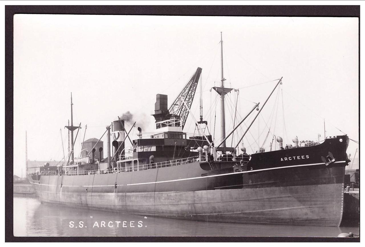 Ss Arctees Isherwood 1934 Steam ship A4 Photo Print