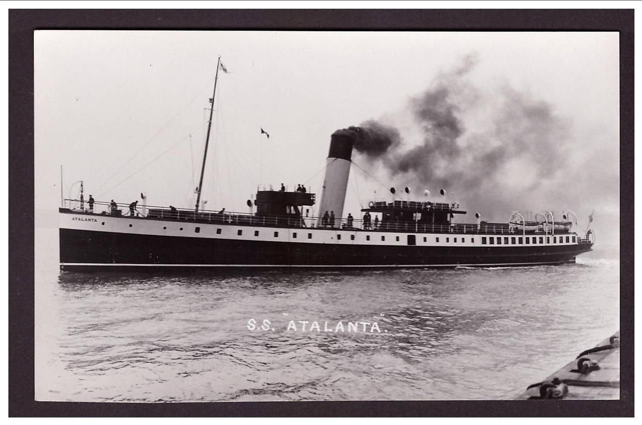 Ss Atalanta London Midland & Scottish Railways Steam ship A4 Photo Print
