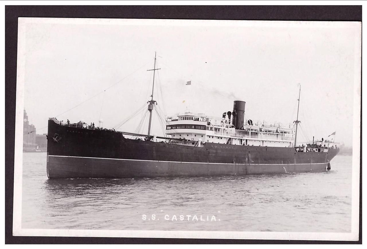 Ss Castalia Anchor Line Built 1906 Steam ship A4 Photo Print