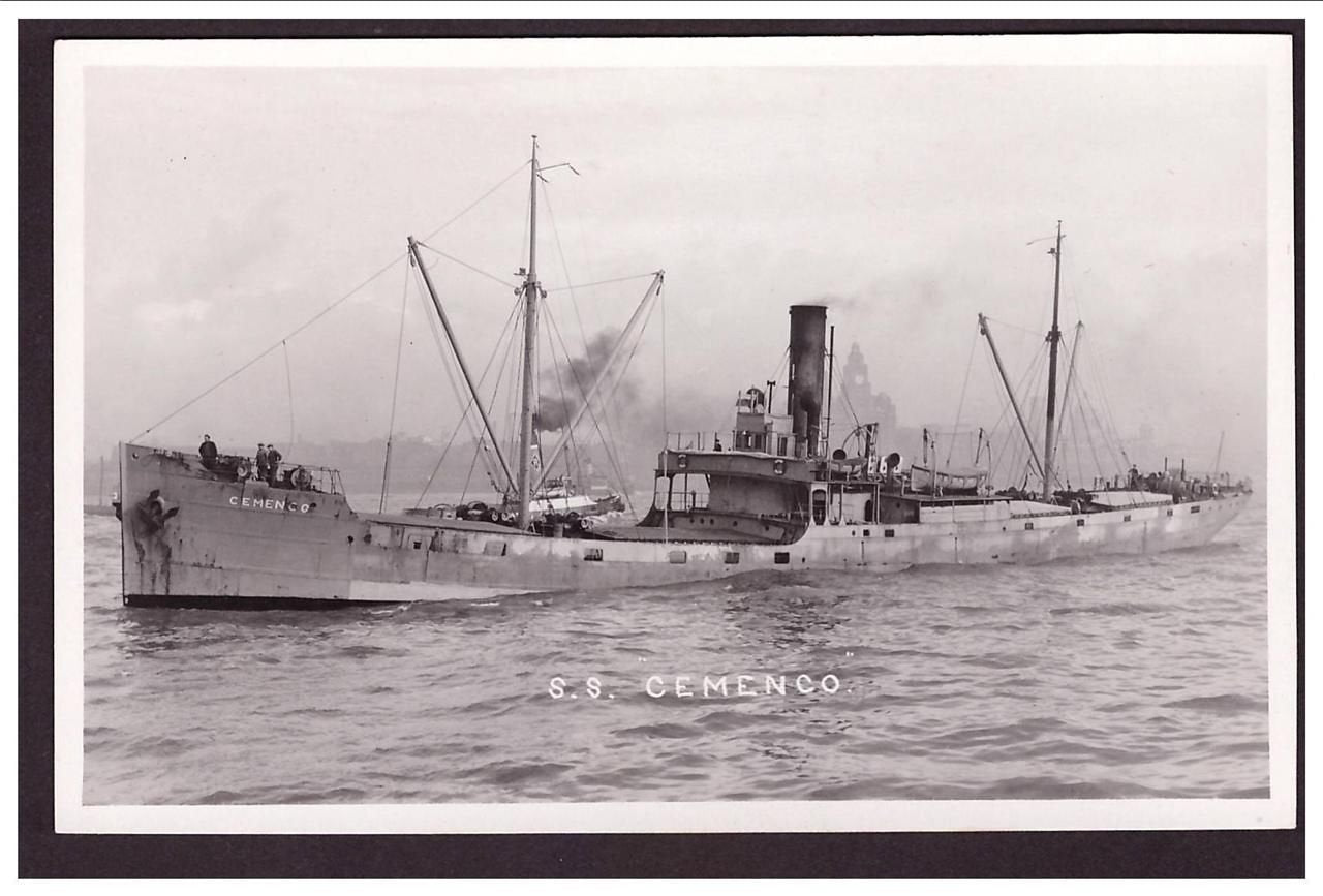 Ss Cemenco 1927 Steam ship A4 Photo Print