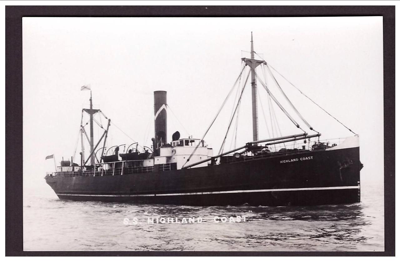 Ss Highland Coast Coast Lines Ltd Steam ship A4 Photo Print
