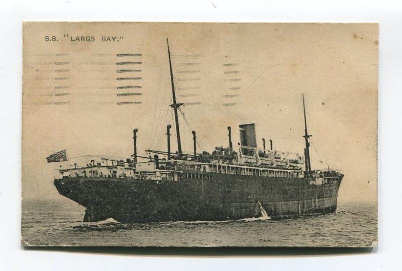 Ss Largs Bay 1922 Vintage A4 Photo Print