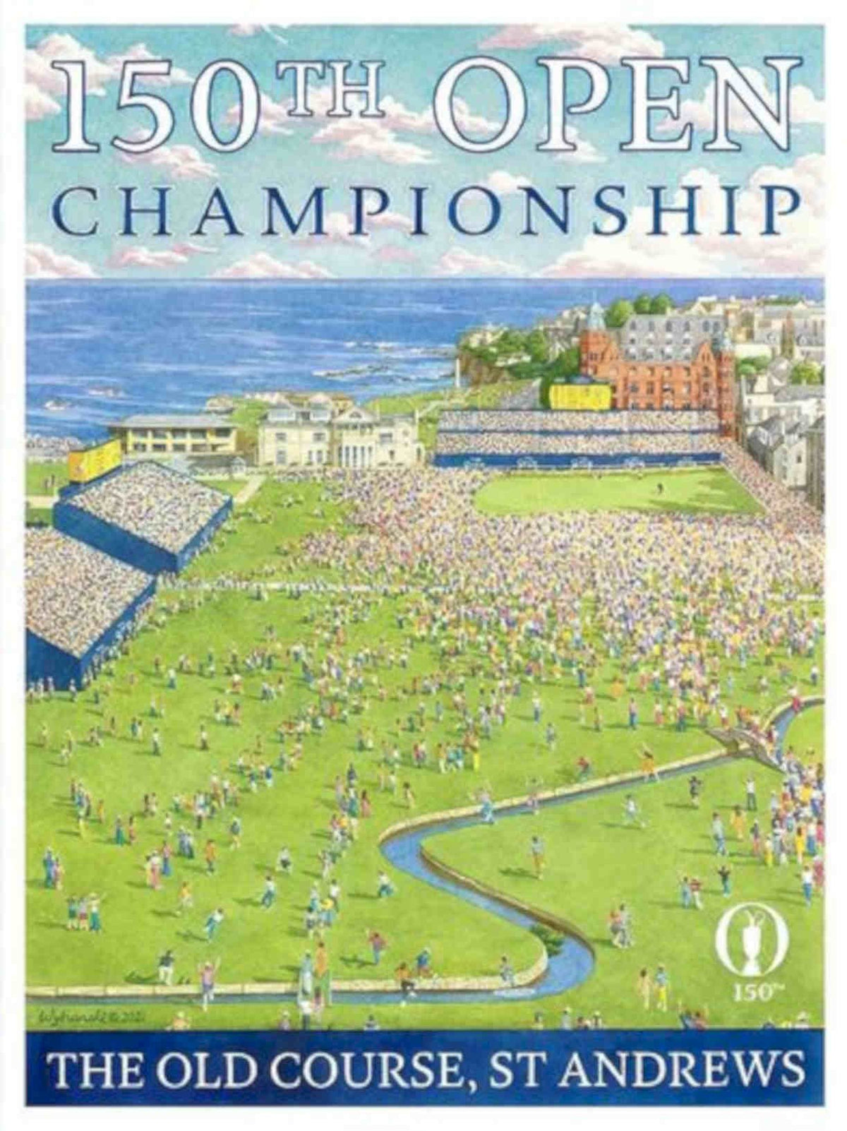 St Andrews Championship Vintage Retro Advert Poster A4 Photo Print