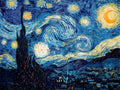 St Arti001 Starry Night By Van Gogh Art A4 Photo Print
