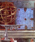 St Augustine in prayer Detail Botticelli A4 Photo Print