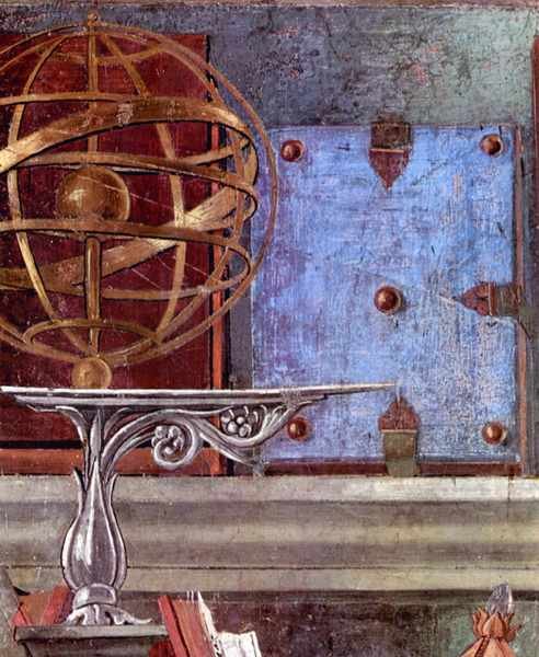 St Augustine in prayer Detail Botticelli A4 Photo Print