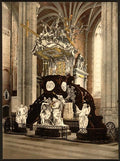 St Bavon Abbey pulpit Ghent Vintage A4 Photo Print