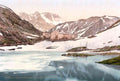 St Bernard Hospice and lake Valais Alps 07892u A4 Photo Print