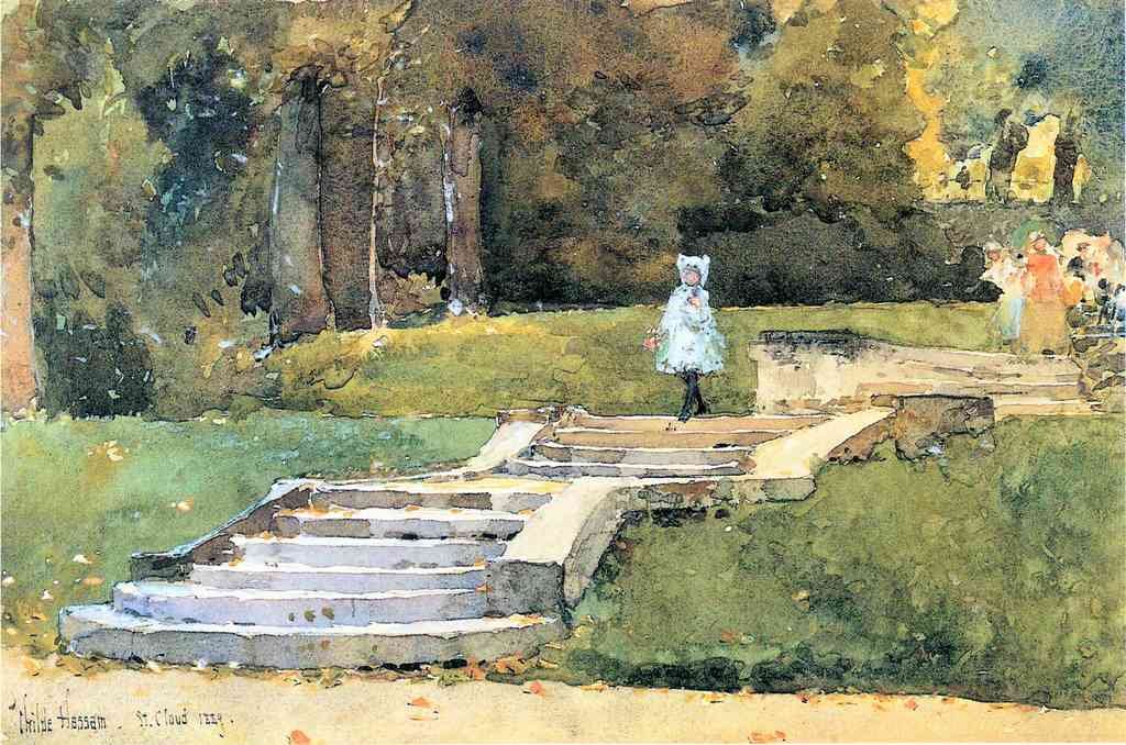 St Cloud Mn Hassam Impressionism American A4 Photo Print