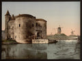 St Croix gate Bruges Vintage A4 Photo Print