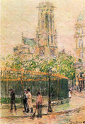 St Germain L Auxerrois Hassam Impressionism American A4 Photo Print