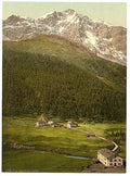 St Gertraud Tyrol Vintage A4 Photo Print
