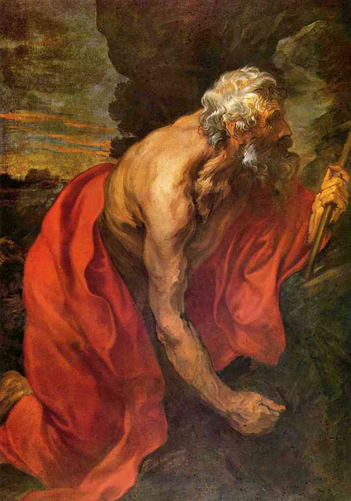 St Hieronymus Van Dyck A4 Photo Print