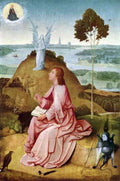St John The Evangelist On Patmos Bosch A4 Photo Print
