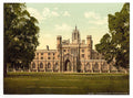 St Johns College Cambridge Vintage A4 Photo Print