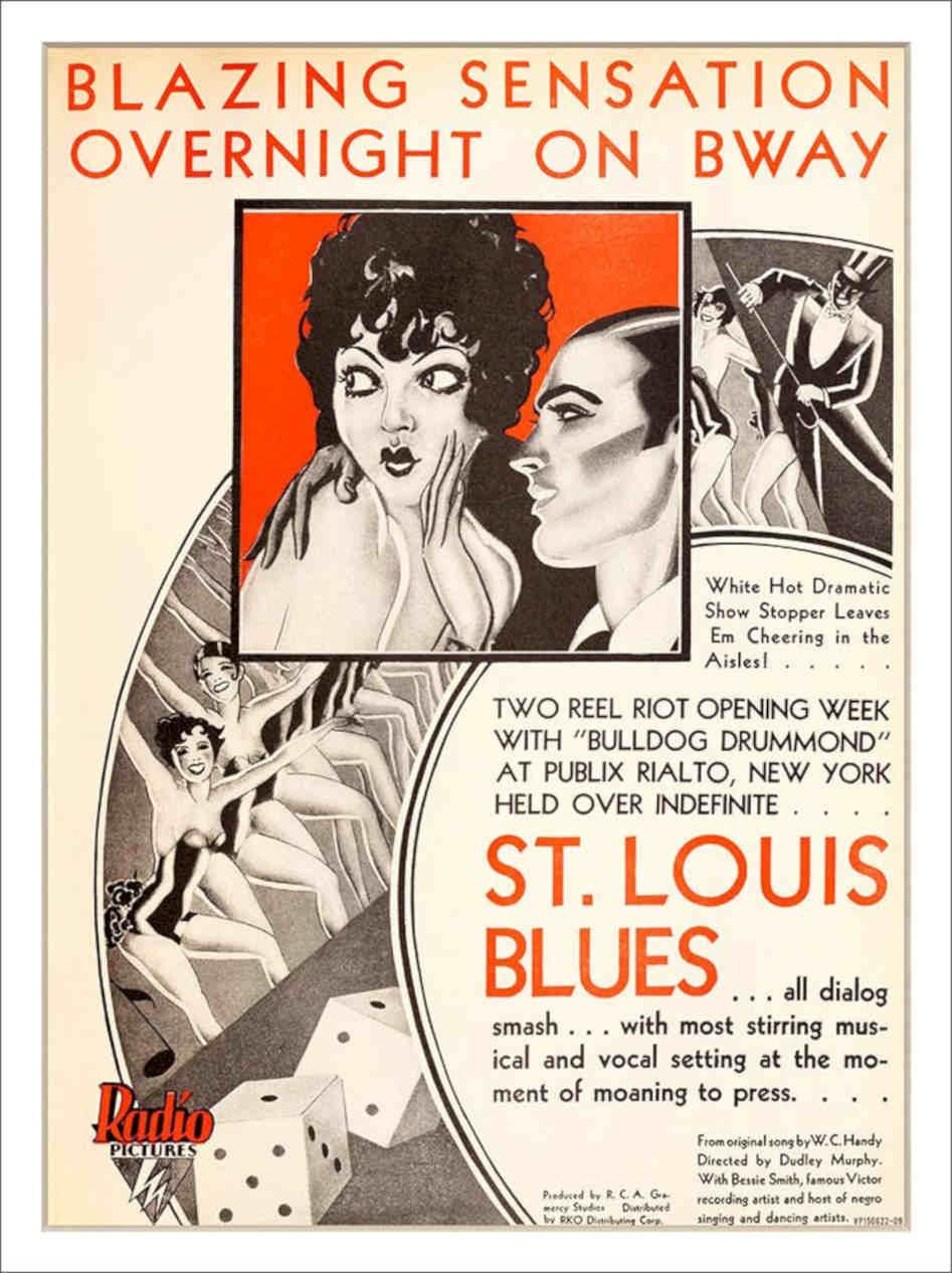 St Louis Blues Poster Vintage Retro Advert Poster A4 Photo Print