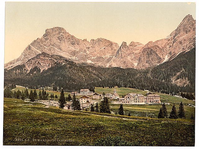 St Martino di Castrossa Tyrol Vintage A4 Photo Print