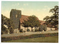 St Martins Church Canterbury Vintage A4 Photo Print
