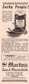 St Martins Marmalade 1940s Vintage Retro Advert Poster