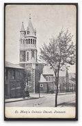 St Marys Catholic Church Falmouth Vintage A4 Photo Print