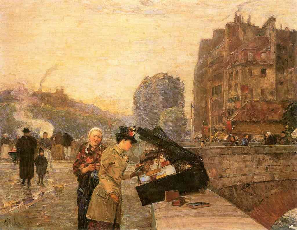St Michel Hassam Impressionism American A4 Photo Print