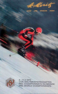 St Moritz Ski Vintage Retro Advert Poster A4 Photo Print 2