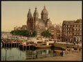 St Nicolas Church Amsterdam Vintage A4 Photo Print