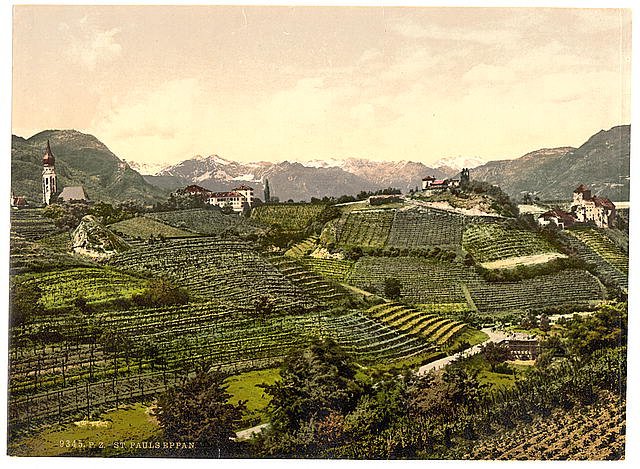 St Pauls Eppan Tyrol Vintage A4 Photo Print
