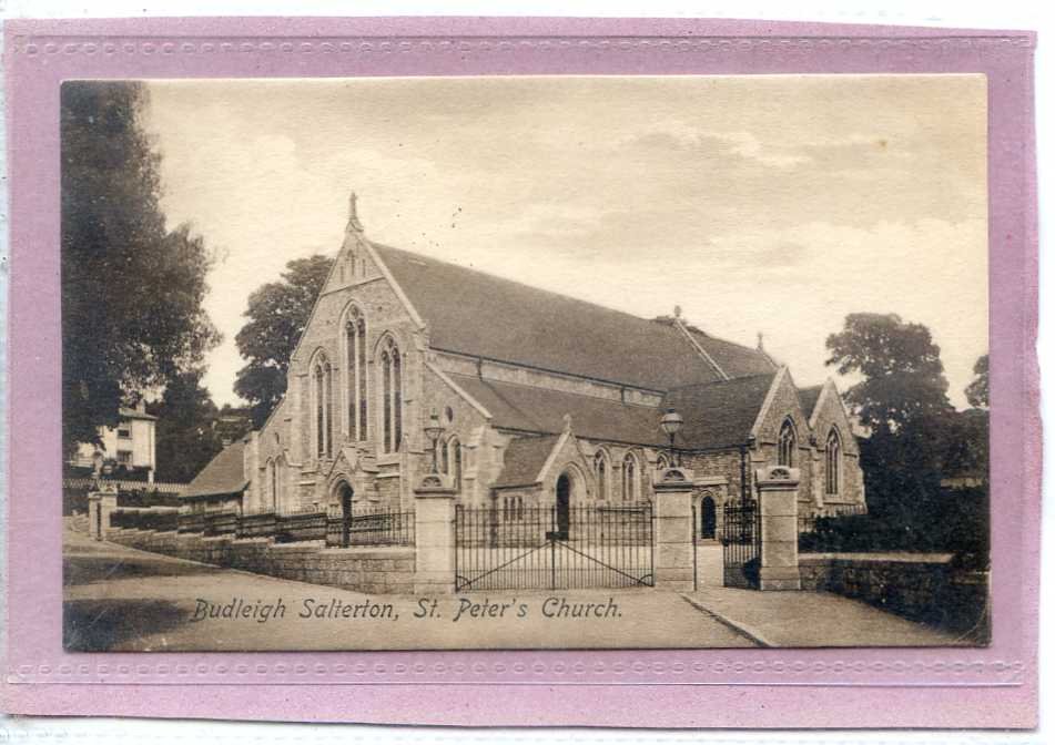 St Peters Church Budleigh Salterton Devon Vintage A4 Photo Print