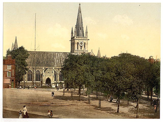 St Peters Church Yarmouth Vintage A4 Photo Print