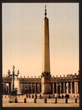 St Peters Place the obelisk Rome Vintage A4 Photo Print