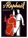 St Raphael Charles Loupot Drinks Poster 1938 Vintage Retro Advert Poster A4 Pho