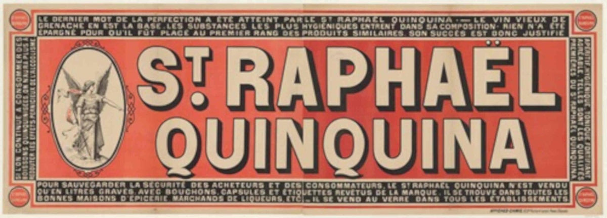 St Raphael Quinquina Vintage Retro Advert Poster
