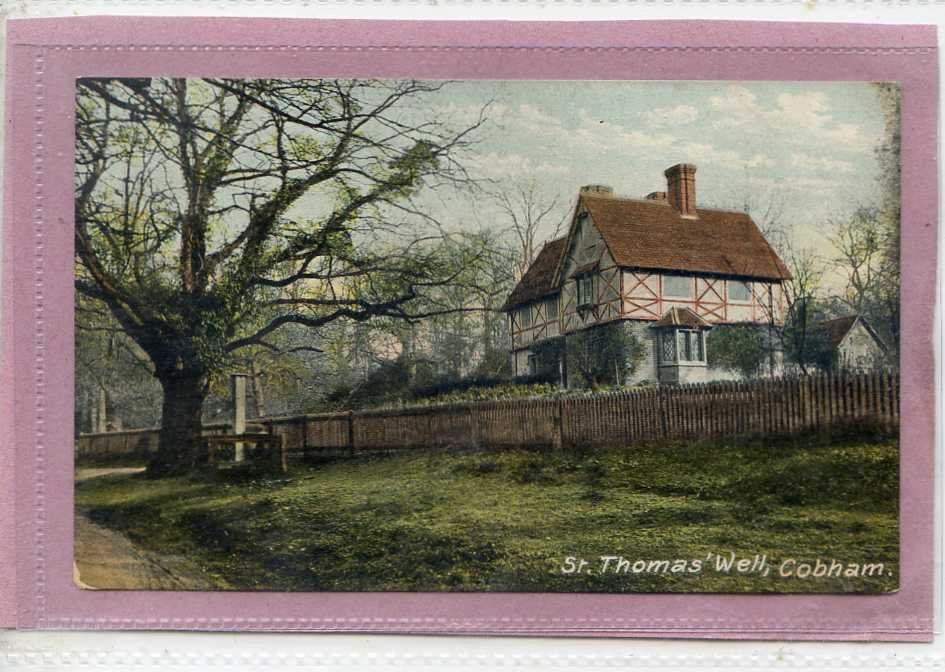 St Thomas Well Cobham Kent Vintage A4 Photo Print