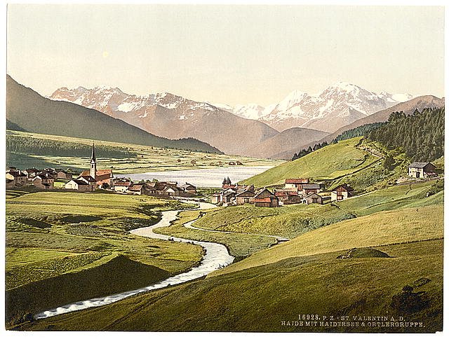 St Valentine on the Danube Haide Tyrol Vintage A4 Photo Print