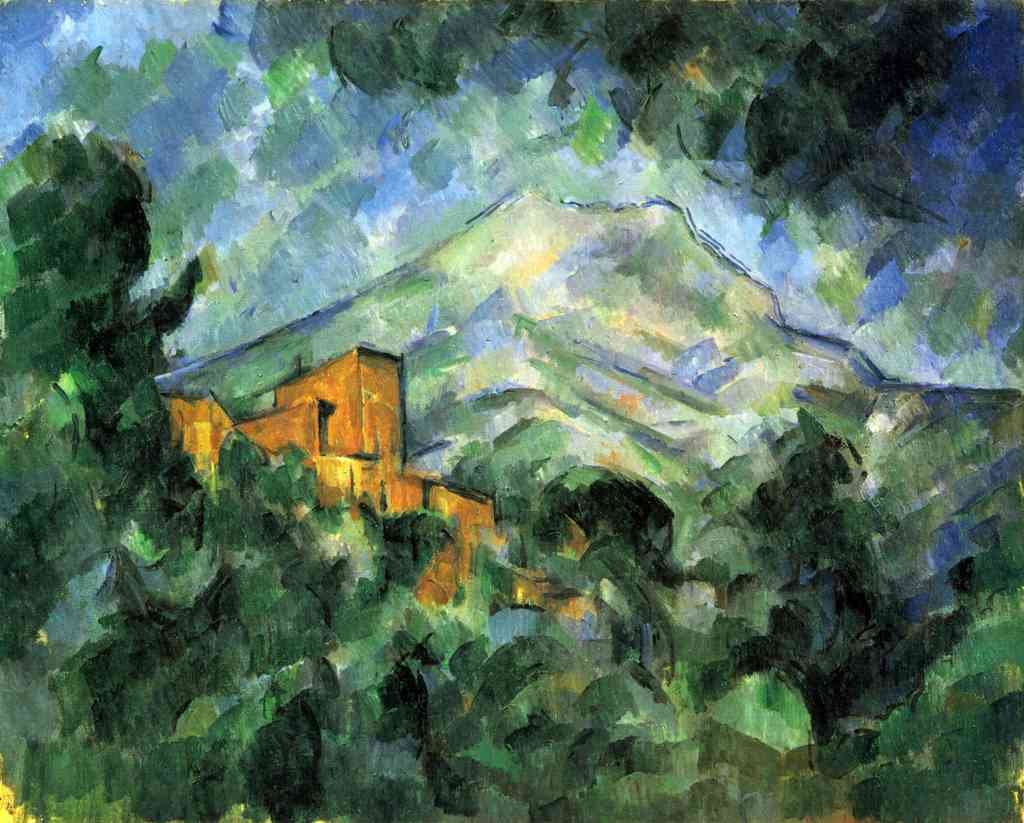 St Victoire And Chateau Noir Cezanne A4 Photo Print